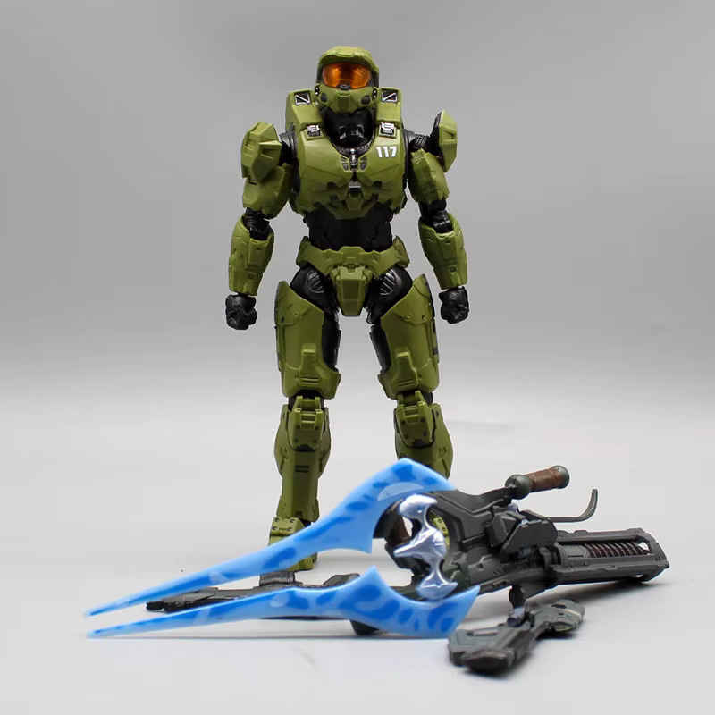 Bandai Halo Master Chief Anime-Figur, Mjolnir Mark VI Gen 3, Figur, 18cm - Bild 2