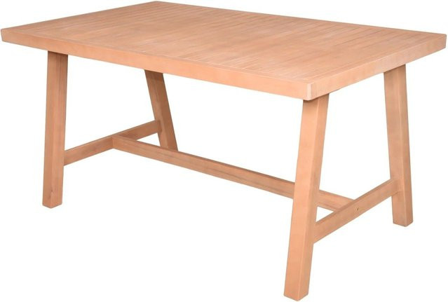 DELUKE Gartentisch OXFORD aus Akazie in Braun, wetterfester Outdoor-Terrassentisch, B/T/H: 150 x 85 x 75 cm - Bild 1