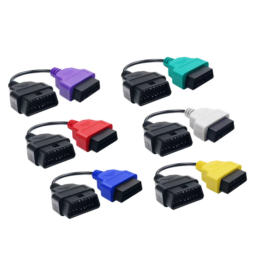 Aermotor OBD2 Diagnosekabel für Fiat ECU Scan Adapter in Blau und Multicolour - Bild 1
