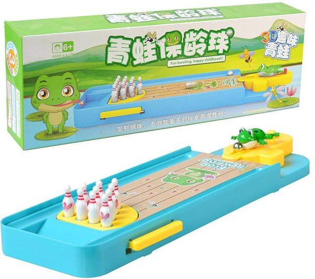 Linyi toy car Mini Frosch Bowling, Lernspielzeug, ab 12 Jahre - Bild 1