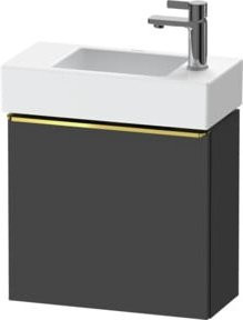 Duravit Waschtischunterschrank D-Neo Wandhängend Grau Hochglanz B/T/H: 48,4 x 22,2 x 44 cm - Bild 1