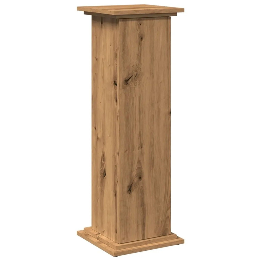 vidaXL Postament mit Stauraum in Artisan-Eiche, B/T/H: 31 x 30 x 90 cm - Bild 2