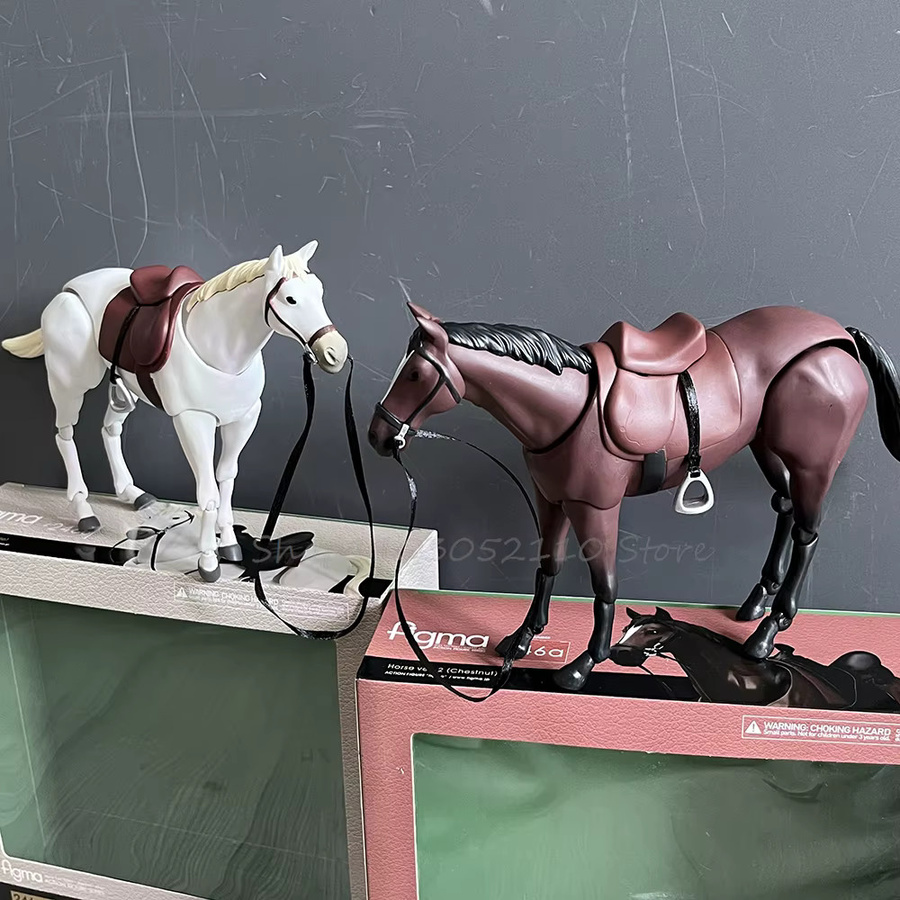 Figma Bewegliches Tierpferd, Actionfigur, Zubehör, Kunststoff, PVC, nicht für Kinder unter 3 Jahren - Bild 1