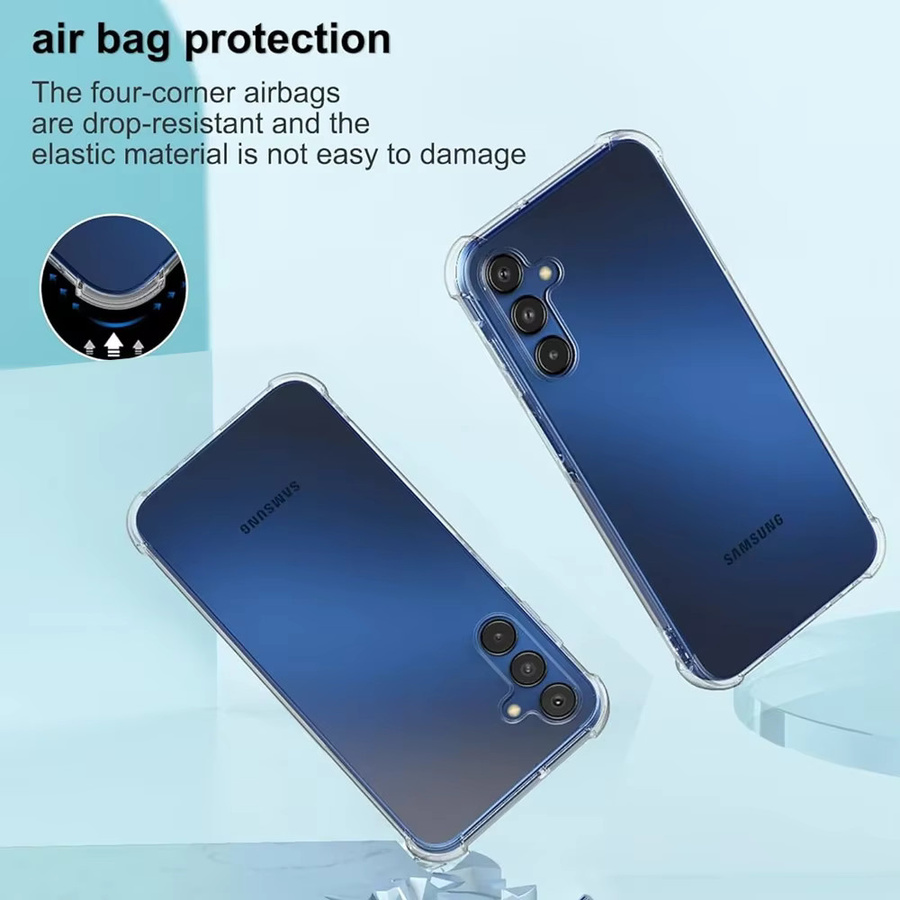 Stoßfeste transparente Silikonhülle aus weichem TPU für Samsung Galaxy S24 Ultra, S23, S22 Plus, S21 Ultra, S20 FE, A05, A15, A25, A35, A55 - Bild 6