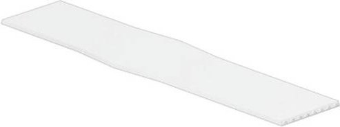 Weidmüller Leitermarkierer weiß zum Aufschieben mit einer Beschriftungsfläche von 20 x 4 mm - Bild 1
