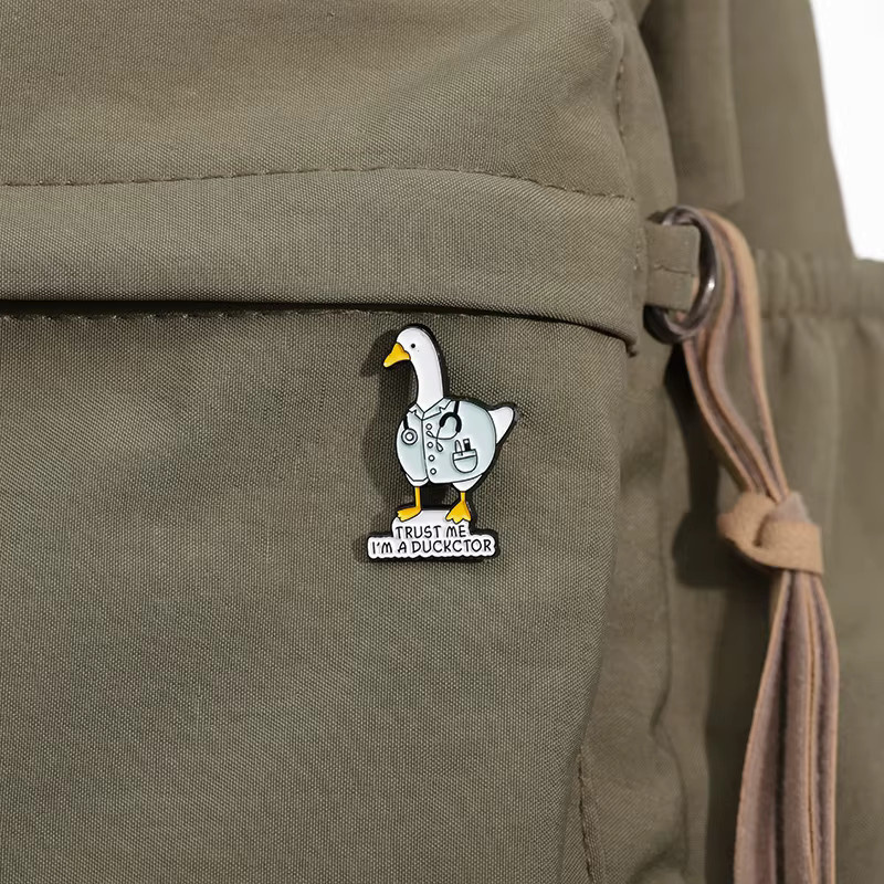 XioMara Anstecknadel Emaille, Cartoon-Tier, Bunt, Unisex - Bild 2