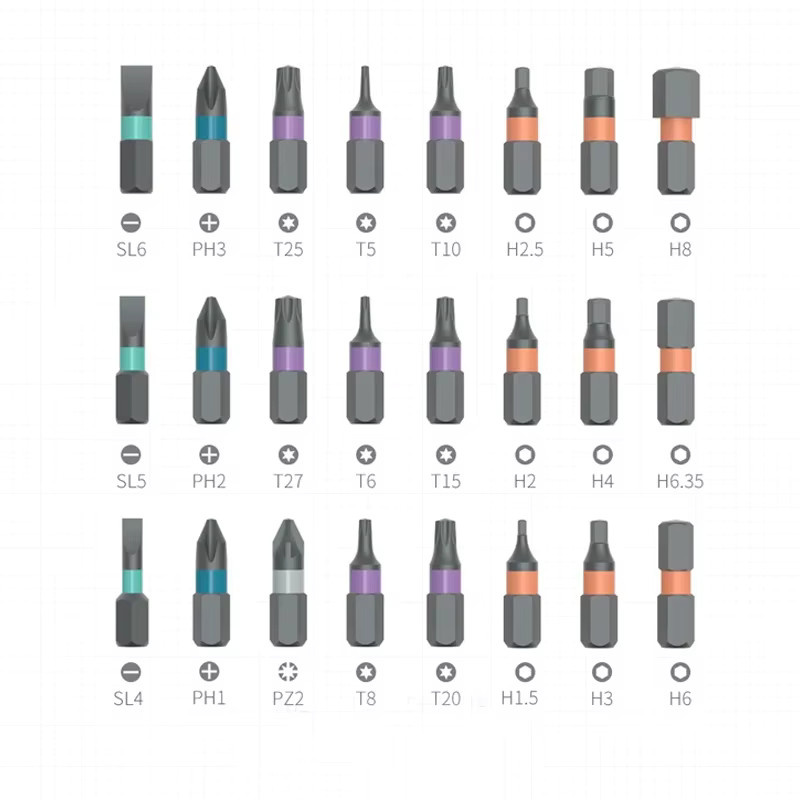 Duka Atuman RS1 Ratschen-Schraubendreher-Set 24 in 1 mit magnetischen Präzisions-Bits für DIY und Reparaturen - Bild 4