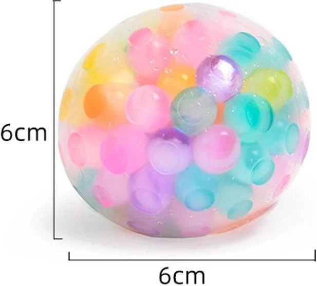Fashnics Squishy Sinnes-Stress-Quetschbälle, pink - Bild 1