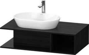 Duravit Waschtischunterschrank D-Neo wandhängend in Schwarz Matt, B/T/H: 100 x 55 x 26 cm - Bild 1