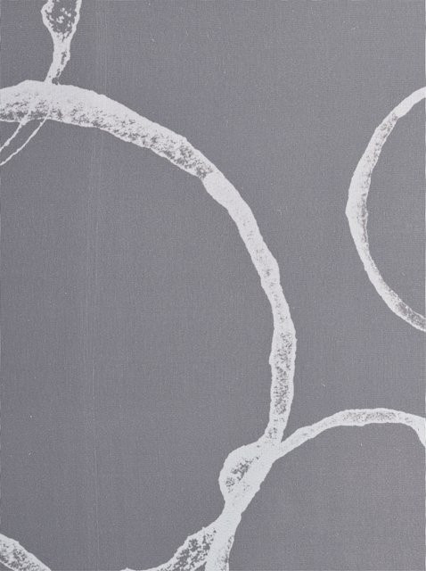 Heine Home Dekostore mit Kreis-Dessin in Grau, semi-transparent, 100% Polyester - Bild 1