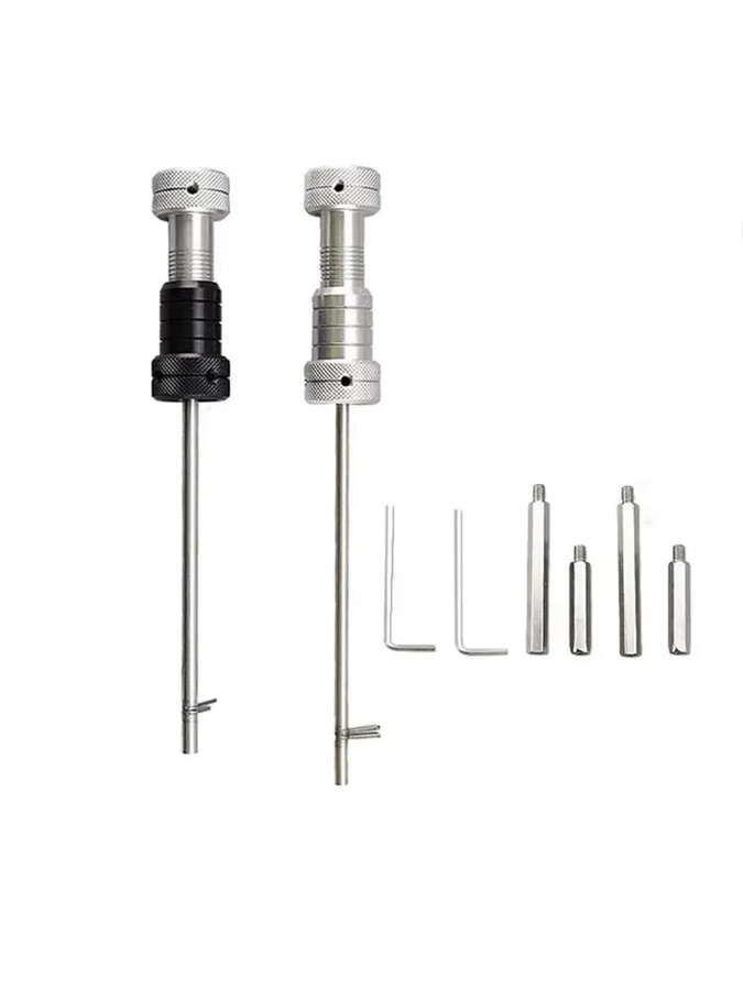 TSNEW Lock Pick Set mit 2 Blattklingen in Silber für mechanische Schlossreparaturen - Bild 2