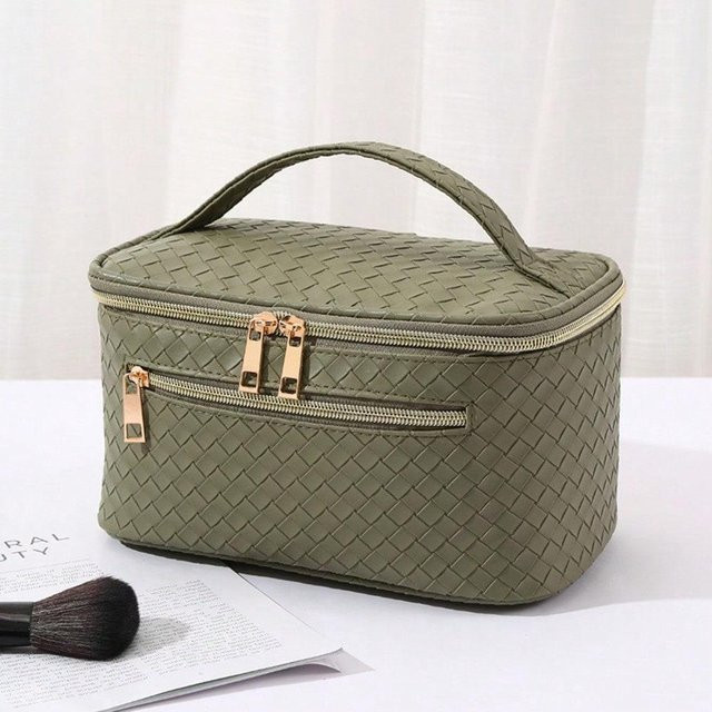 XYNN Kosmetiktasche, wasserdicht, olivgrün, Unisex - Bild 1