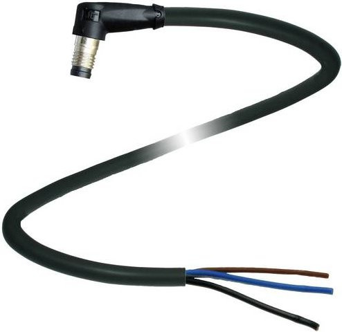 Pepperl+Fuchs Sensor-Aktor-Steckverbinder 70130070 konfektioniert, 3-polig, schwarz, Länge: 1 m - Bild 1