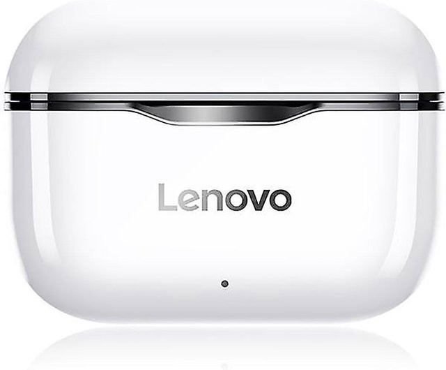 Lenovo LP1 True Wireless Bluetooth-Kopfhörer Weiß mit schwarzem Rand - Bild 1