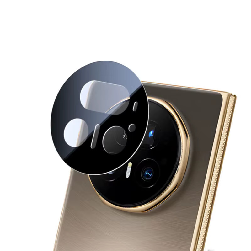 Honor Magic V5 Kamera Objektiv Schutzhülle aus gehärtetem Glas in Schwarz - Bild 3