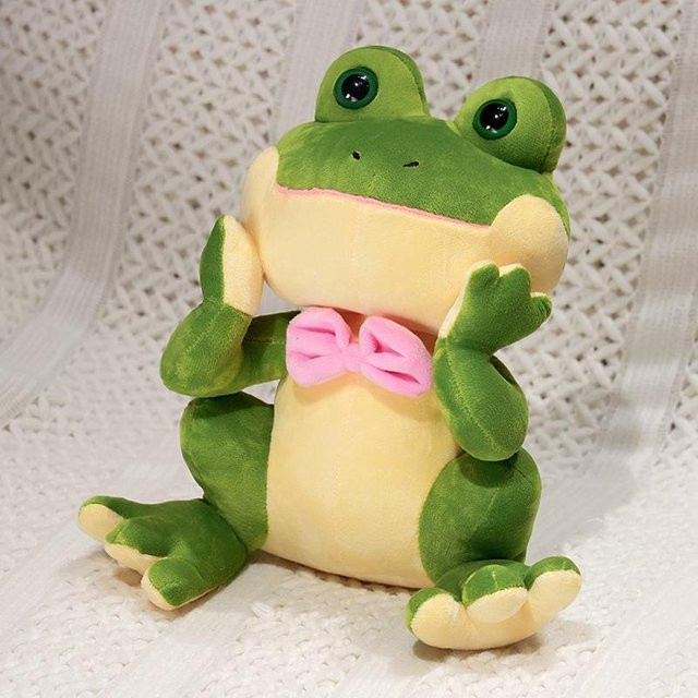 Yiran Health & Beauty Kawaii Musikalische Frosch Plüschtier, Grün - Bild 1