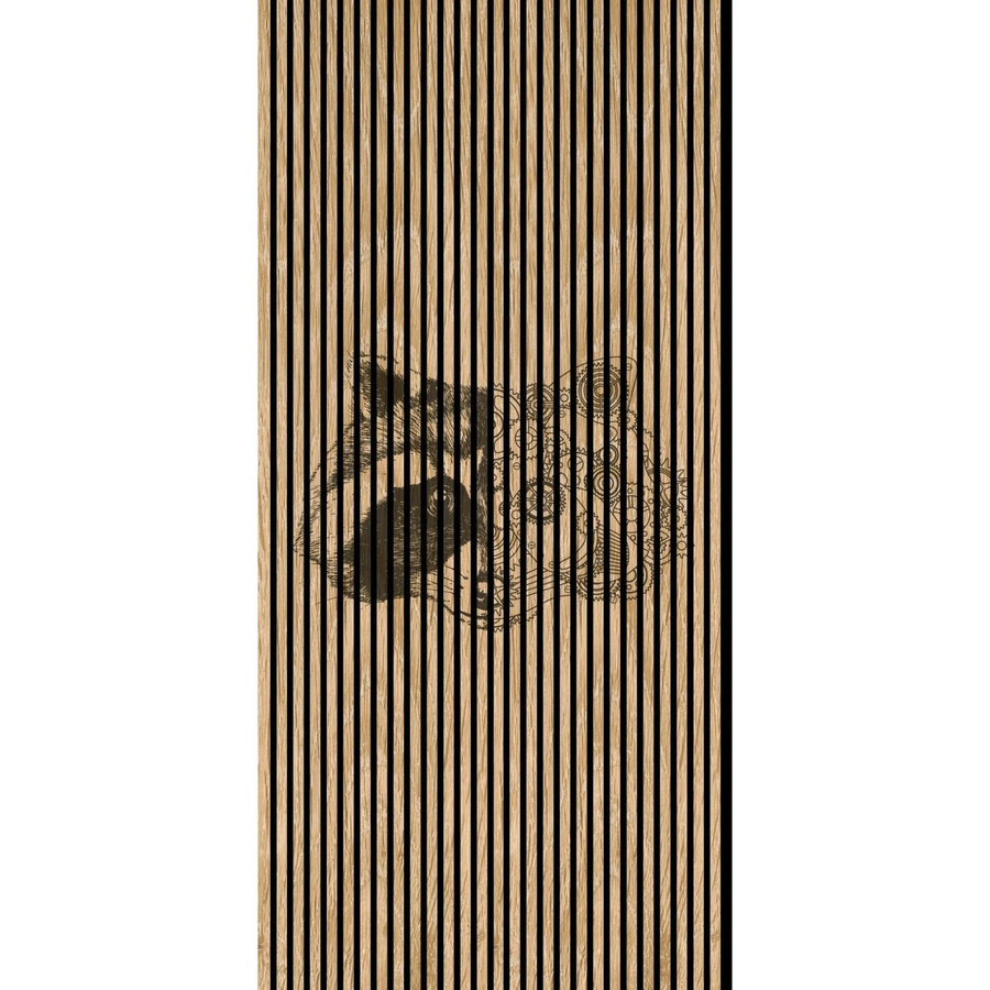 FN Acustico Akustikplatte Racoon 1 in Bunt, foliert mit PET und MDF, H x B x T: 2.400 x 1.133 x 19,0 mm - Bild 2