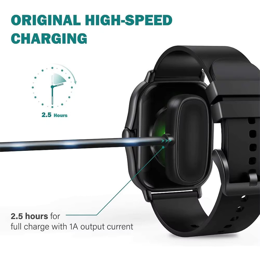 Samsung Magnetisches USB-Ladekabel für Galaxy Fit3 R390 Smart-Armband, Schwarz, 1 m - Bild 4