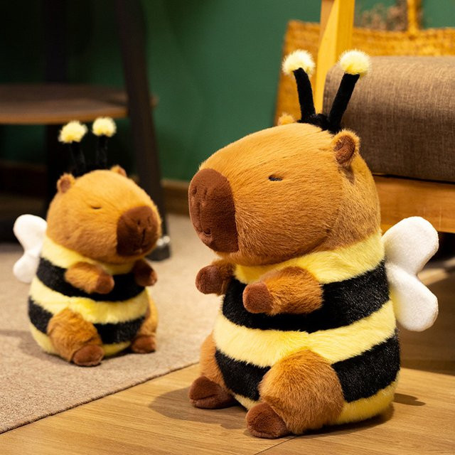Molutian Bienen-Capybara-Plüschtier, Stofftier - Bild 1