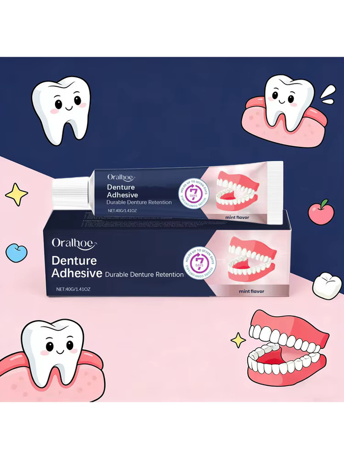 ORALHOE Zahnkleber-Creme, 40g - Bild 7