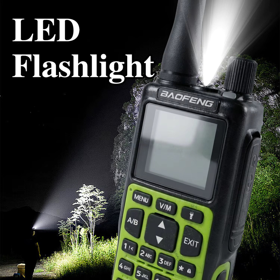 Baofeng MINI-5 Walkie-Talkie Dual-Band mit Bluetooth und USB-C Ladung, Schwarz - Bild 6