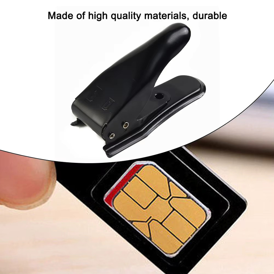 Multifunktions-Sim-Kartenschneider-Adapter aus Edelstahl in Schwarz - Bild 3