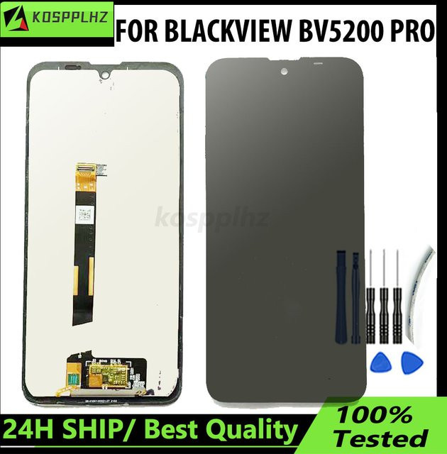 Blackview BV5200 Pro LCD Display Ersatz mit Touchscreen und Kleber für 6.1 Zoll Display - Bild 1