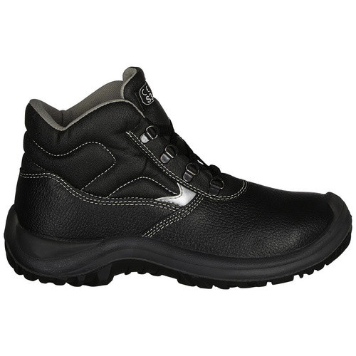 BULLSTAR Sicherheitsstiefel aus Büffelleder in Schwarz, Größe 44, nach EN ISO 20345 S3 - Bild 3
