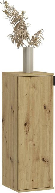 Kommode xonox.home Projekt in Eiche Nachbildung, Farbe Braun, B/H/T: 30 x 99 x 34 cm - Bild 1