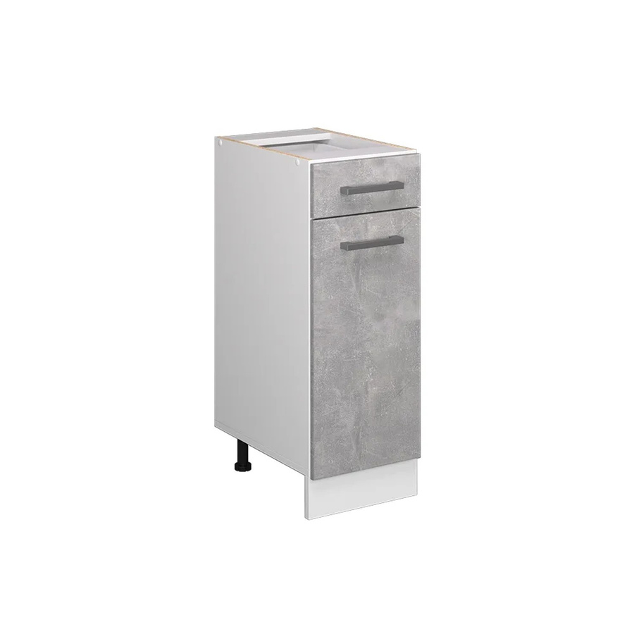 Vicco Küchenunterschrank R-Line Schubladenschrank in Beton Weiß ohne Arbeitsplatte Breite: 30 cm - Bild 2