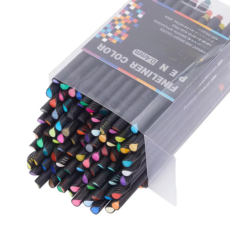 Buntes Marker-Set mit feiner 0,4 mm Spitze für Tagebuch, Planer und Notizen in Multicolour - Bild 6