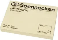 Soennecken Haftnotizen in Gelb und Beige mit FSC-Zertifizierung - Bild 1