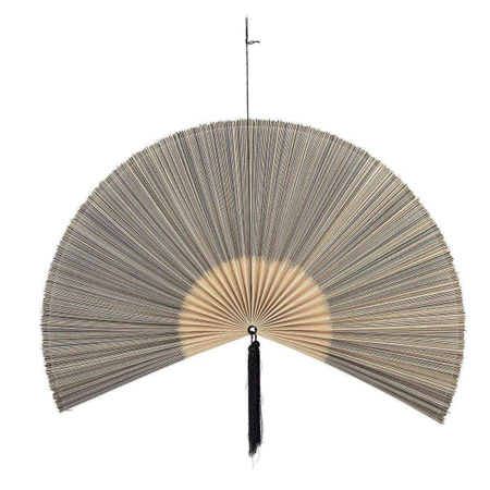 Bloomingville Jaime Wandornament in Schwarz mit Fächer-Design, Höhe: 145 cm