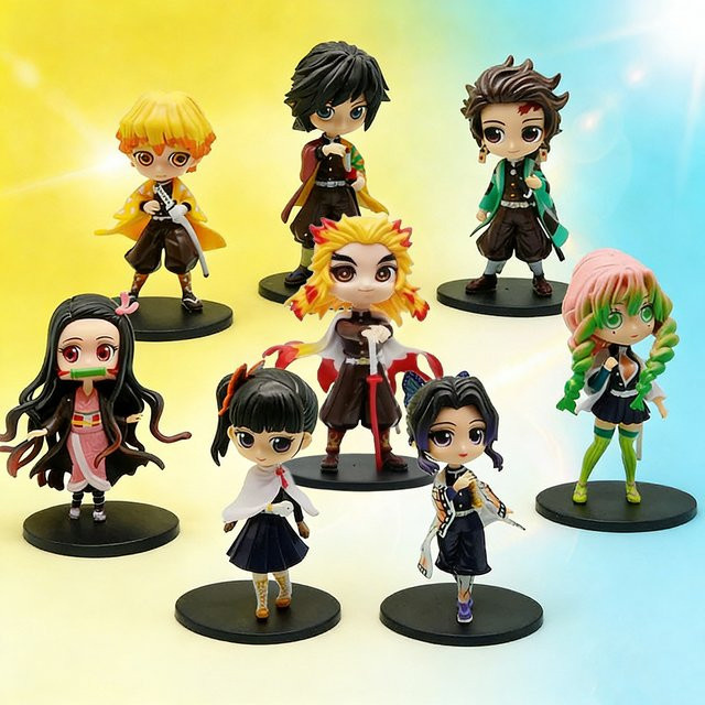 Bandai Demon Slayer Q-Version Figuren, PVC-Modellfiguren - Bild 1