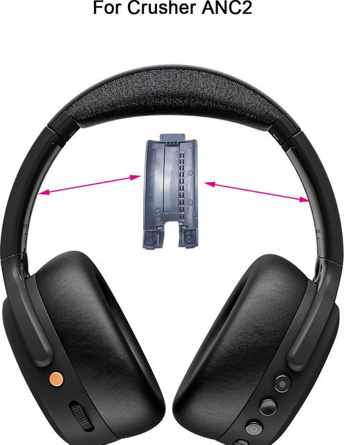 Skullcandy Stirnband Innenhalterung in Schwarz für Crusher ANC2 Wireless Noise Cancelling Kopfhörer Reparatur Ersatzteil - Bild 1