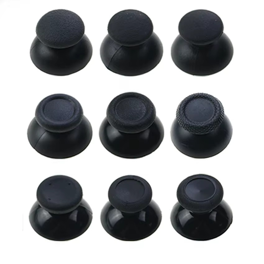Yuxi 2er Set Analog-Joystick-Abdeckungen für PS5 PS4 PS3 PS2 und Xbox One Series X S 360 in Schwarz - Bild 3