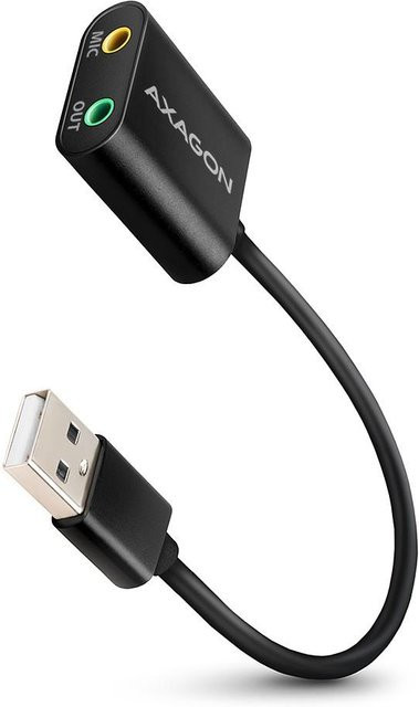 AXAGON ADA-12 Externe USB 2.0 Soundkarte in Schwarz - Bild 1
