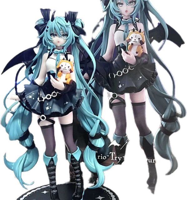 Bandai Hatsune Miku Dunkler Engel Statue als PVC Modell in Multicolor - Bild 1