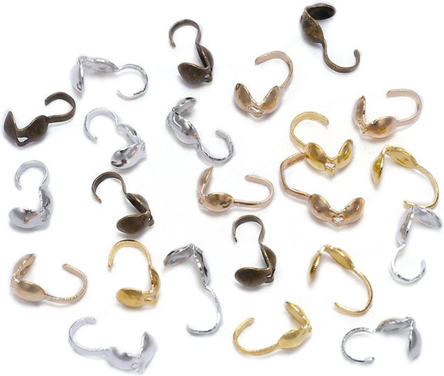YouYoungDifferent Calottes Crimps Perlen Verschlüsse, 4 mm, Unisex - Bild 1