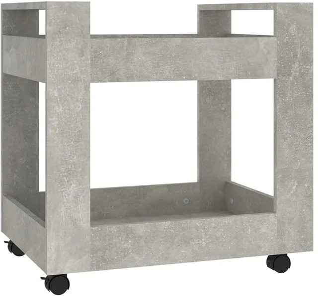 vidaXL Bürowagen aus Holzwerkstoff in Betongrau, B/T/H: 60 x 45 x 60 cm - Bild 1