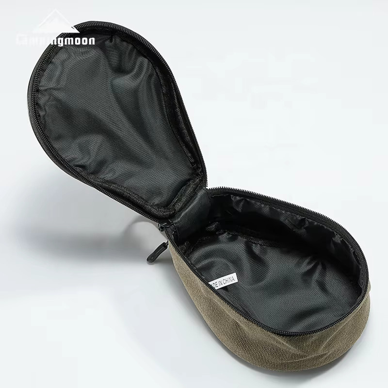 CAMPINGMOON S220-B Mini-Tasche aus Segeltuch für Outdoor und Camping, B/T/H: 21 x 15 x 9 cm - Bild 3