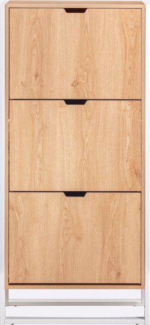 Schuhschrank Heine Home in Weiß mit Kippfächern, B/T/H: 120 x 38 x 139,5 cm - Bild 1
