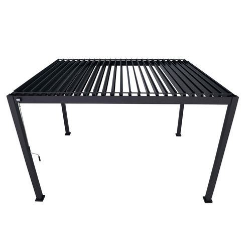 Mr. GARDENER Pergola Deluxe 111 aus Aluminium in Anthrazit-Grau, B/T/H: 307,15 x 398,6 x 250 cm - Bild 2