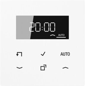 Jung Timer Standard LS 1750 D WW mit Display und Echtglasfront in Alpinweiß - Bild 1