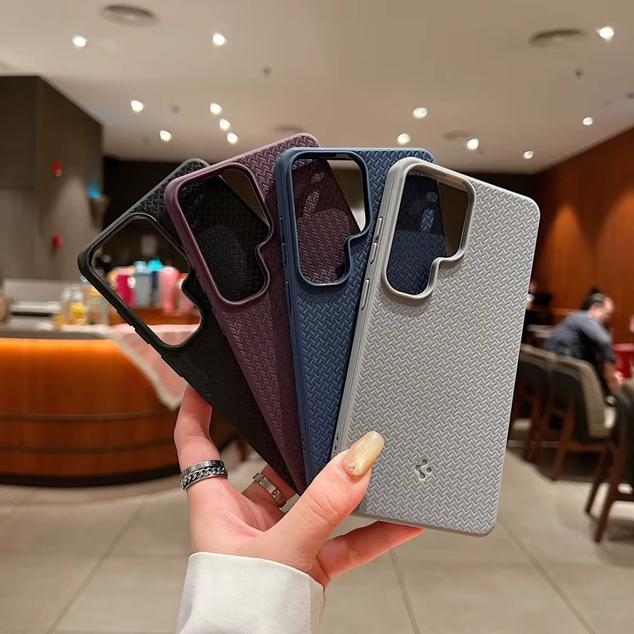 Spigen Armor MagSafe Magnetische Schutzhülle für Samsung Galaxy S26 Ultra, S25 Ultra und S25 Plus in Grau - Bild 1