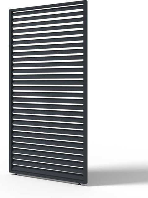 PergoLine Seitenwandpaneel Trumpf und Superior horizontal Anthrazit Breite: 1,13 m - Bild 1