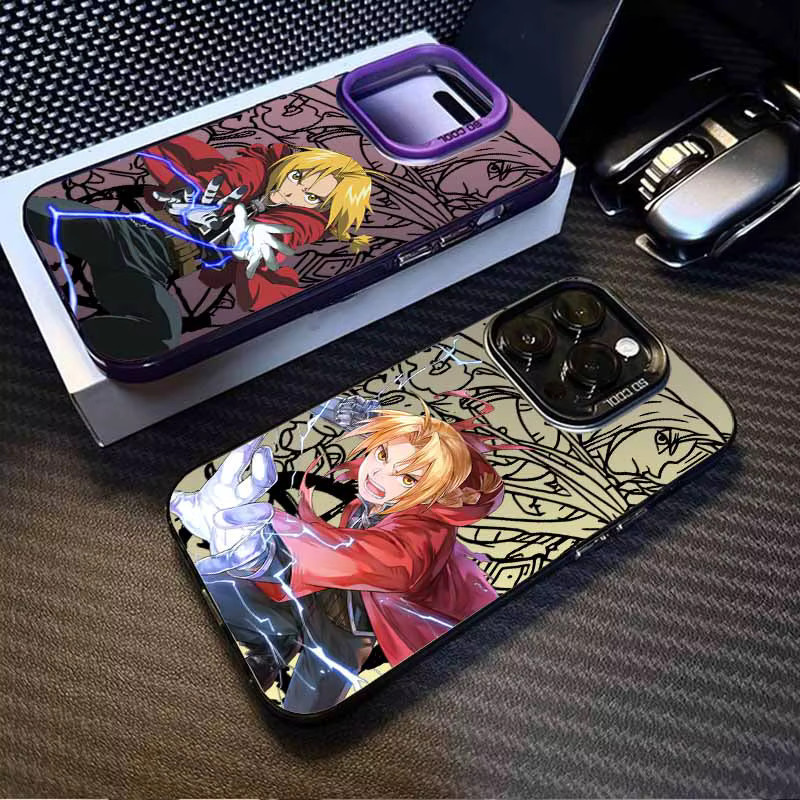 Fullmetal Alchemist Anime Silikon-Soft-Handyhülle für Apple iPhone 17 16 15 14 13 12 Pro Max Plus und mini in Bunt - Bild 2