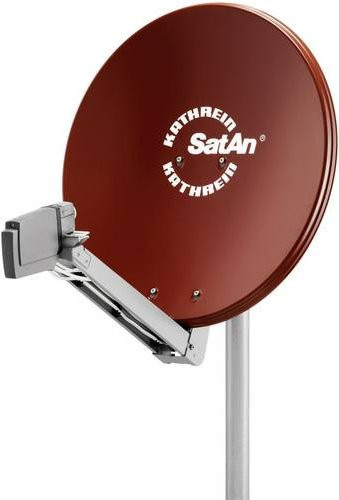 Kathrein CAS 80 Satellitenschüssel in Rot/Braun mit 75 cm Durchmesser - Bild 1