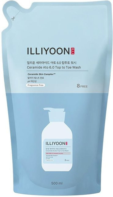 Illiyoon Ceramide Ato 6.0 Waschlotion, 500 ml, Unisex - Bild 1