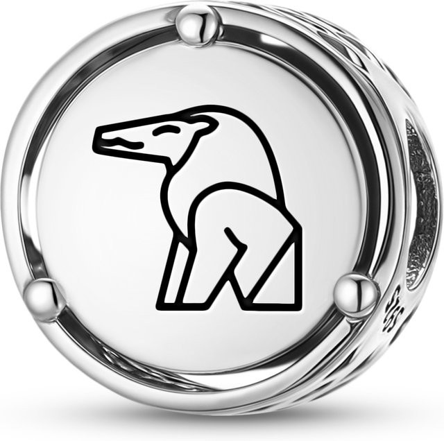 JIUHAO Ammit-Charm, 925 Silber, Unisex - Bild 1